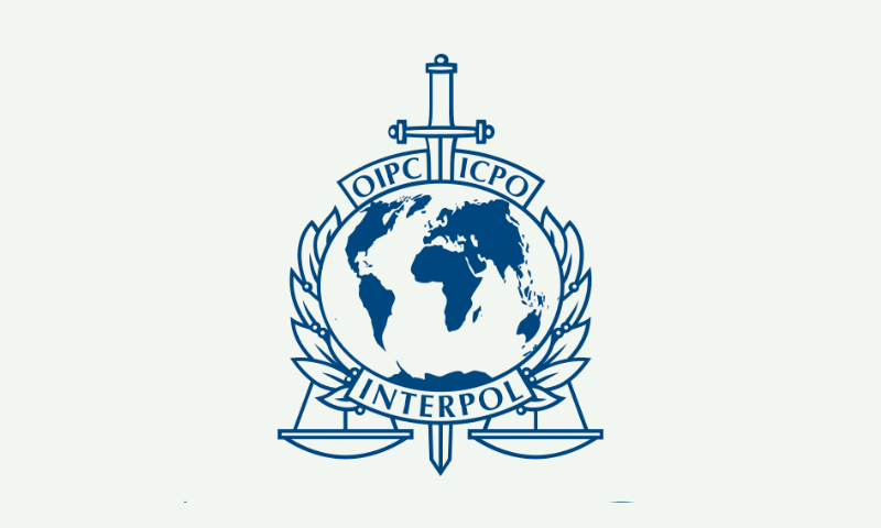 Logo of INTERPOL- wikipedia