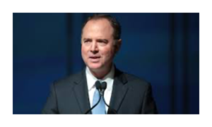 U.S. Congressman Adam Schiff speaking with attendees at the 2019 California Democratic Party State Convention at the George R. Moscone Convention Center in San Francisco, California.-wikipedia