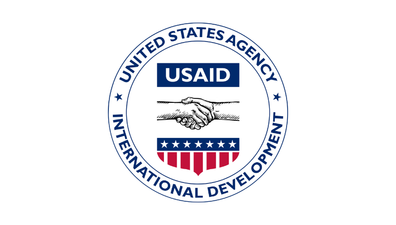 The logo of the United States Agency for International Development. It has been in use since 2004, when it replaced the earlier version (still used as the agency seal). Most of the time, the agency identity (which contains this logo) is usually used to represent the agency, but sometimes the logo is used standalone. -WIKIPEDIA