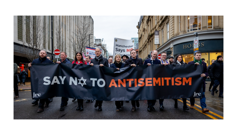 Security Minister Tom Tugendhat joins a march against antisemitism in Manchester on 21 January 2024 - 4.jpg - Source: Wikimedia Commons
