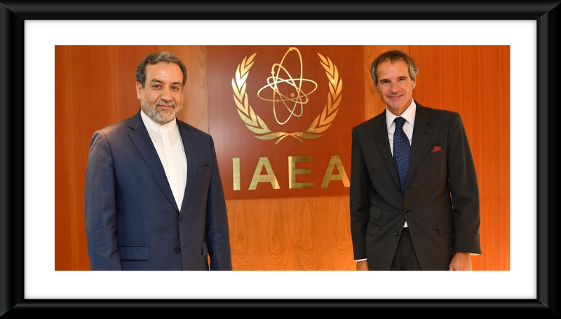 Seyed Abbas Araghchi & Rafael Mariano Grossi (01911419)


IAEA Director General Rafael Mariano Grossi met with HE Mr. Seyed Abbas Araghchi, Deputy Foreign Minister of the Islamic Republic of Iran during his official visit to the Agency headquarters in Vienna, Austria. 1 September 2020
 
Photo Credit: Dean Calma / IAEA
SOURCE: Flickr