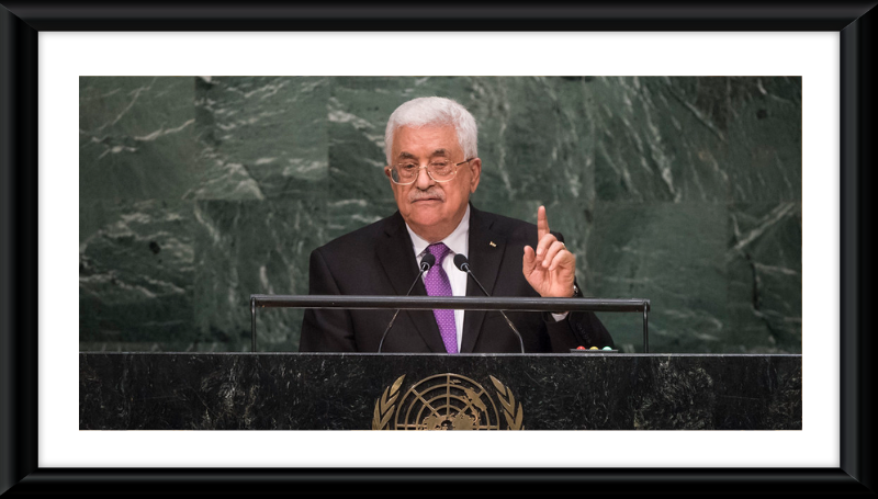 70th Annual General Assembly Debate 
Mahmoud Abbas, President of the State of Palestine, addresses the general debate of the General Assembly’s seventieth session.
30 September 2015
United Nations, New York
Photo # 646783
UN Photo/Cia Pak
SOURCE: Flickr