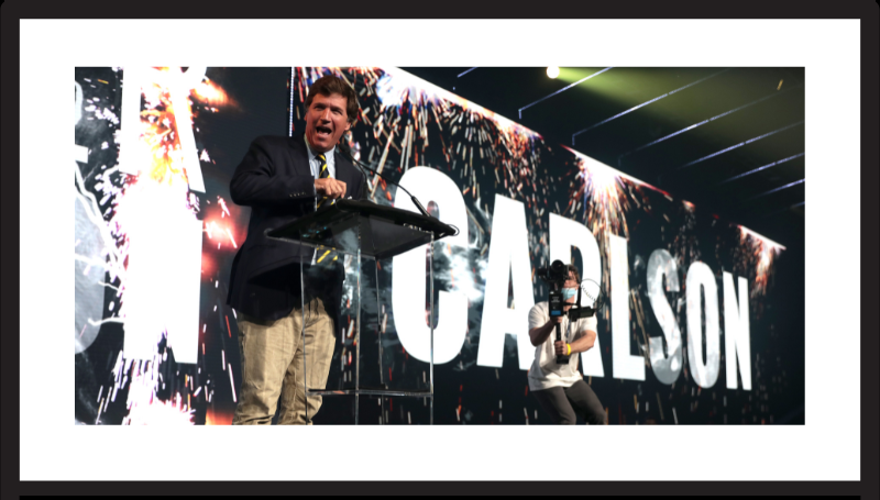 Carlson at the Student Action summit in West Palm Beach, Florida in 2020- SOURCE: Wikipedia