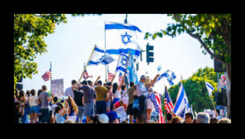 Pro-Israel rally in Los Angeles.jpg - Wikimedia Commons
