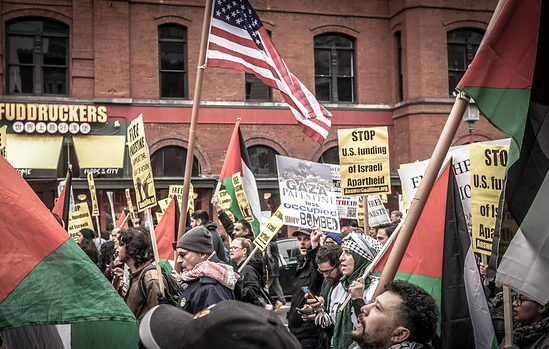 Anti-Israel Protest in Washington DC, 2017 (Ted Eytan)- Wikipedia