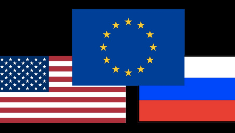 USA EU Russia Flags | Image Courtesy: Kaster, Released into … | Flickr