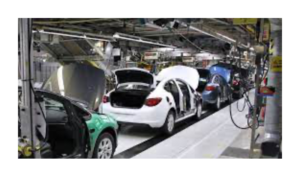 002 Production line - car assembly line in General Motors Manufacturing 
Wikimedia Commons 