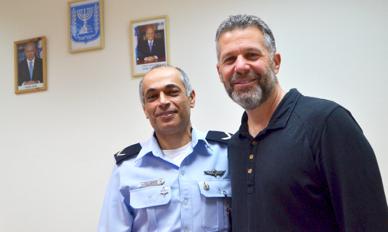 Israel National Police Brig. Gen. Coresh Barnoor and FBI Legal Attaché Cary Gleicher 
Israel National Police Brig. Gen. Coresh Barnoor and FBI Legal Attaché Cary Gleicher, seen here at Barnoor's office in Tel Aviv, believe that strong partnerships are key to building cases. FLICKR