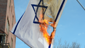 Israeli flag burned by Neturei Karta.jpg - Wikimedia Commons