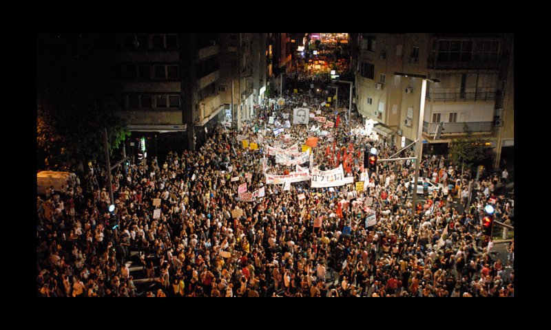  Israeli housing protests in Tel Aviv August 6, 2011-wikipedia