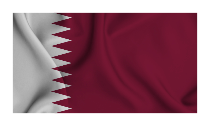 Qatar Flag- Canva