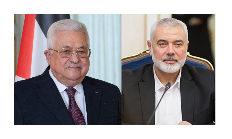 Mahmoud Abbas and Sergio Mattarella in 2021.-wikipedia                               
                                                  
Ismail Abdel Salam Ahmed Haniyeh (Arabic: إسماعيل عبد السلام أحمد هنية‎, born 29 January 1962) is a senior political leader of Hamas-wikipedia