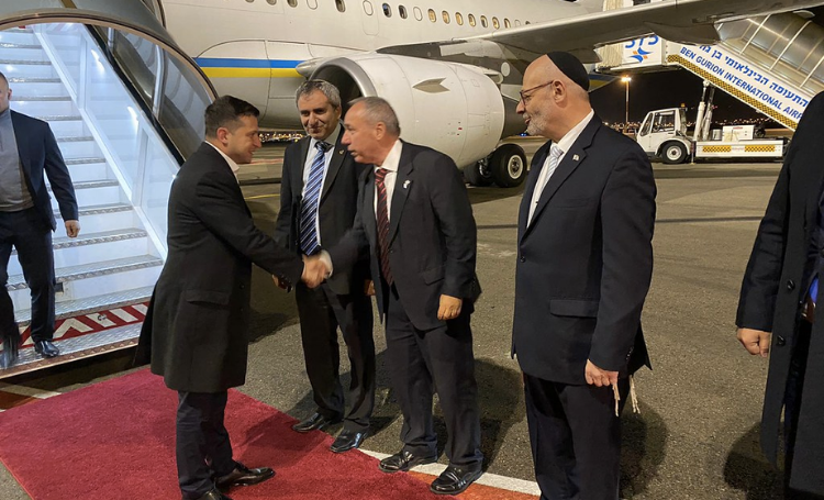 Flickr
Ukraine's President Volodymyr Zelensky arrives in Israel | Flickr