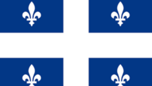 Vector flag of Quebec | Public domain vectors