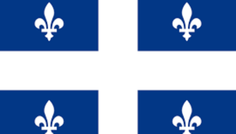 Vector flag of Quebec | Public domain vectors