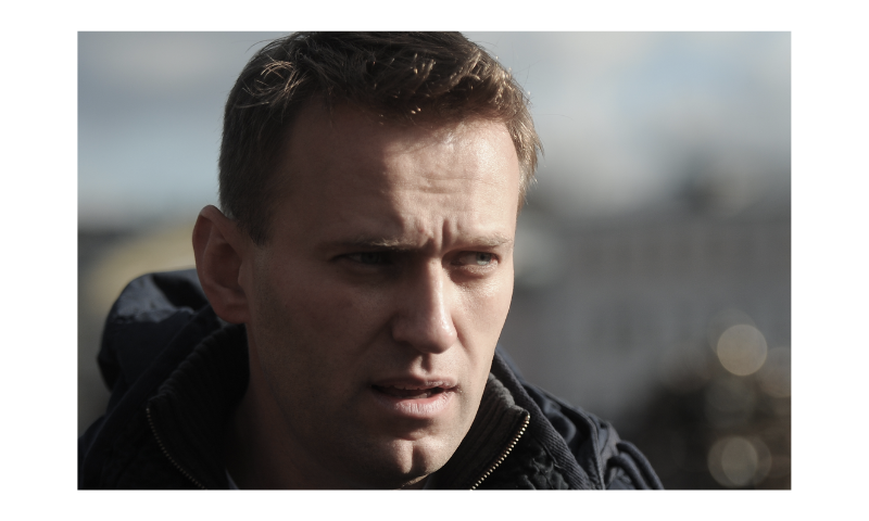 Alexey Navalny at one of the rallies in Moscow.-Wikipedia