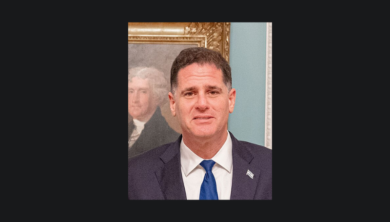  Secretary of State Antony J. Blinken poses with Israeli Minister for Strategic Affairs Ron Dermer at the U.S. Department of State in Washington, D.C., on August 17, 2023. [State Department photo by Freddie Everett/Public Domain]-Wikipedia