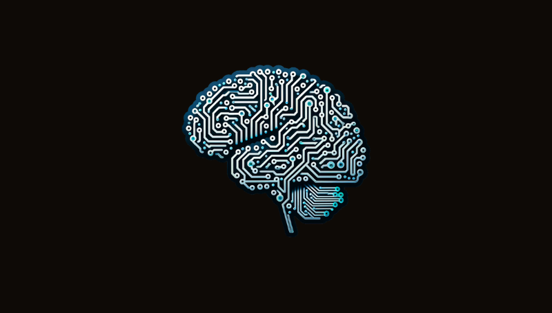 "draw an icon, white background, of a human brain made out of printed circuit board" -- a first approximation, note that this isn't a particularly great PCB (no components, just traces -- why are they so thick? why are there so many vias?) but better than nothing- Wikipedia