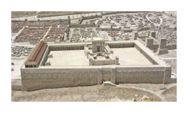  The Second Jerusalem Temple. Model in the Israel Museum.- Wikipedia