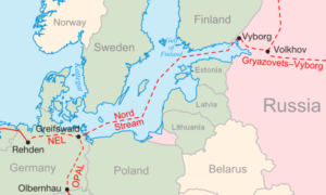 Location of Nord Stream 1- wikipedia