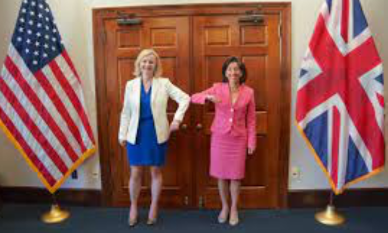 Secretary of State for International Trade Liz Truss visits US Department of Commerce- WIKIPEDIA