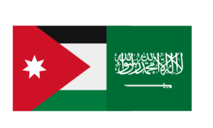  Saudi flag - Canva Image 
Jordan flag- Canva image