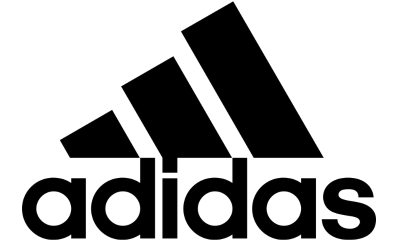 Logo of German sports manufacturer Adidas-wikipedia