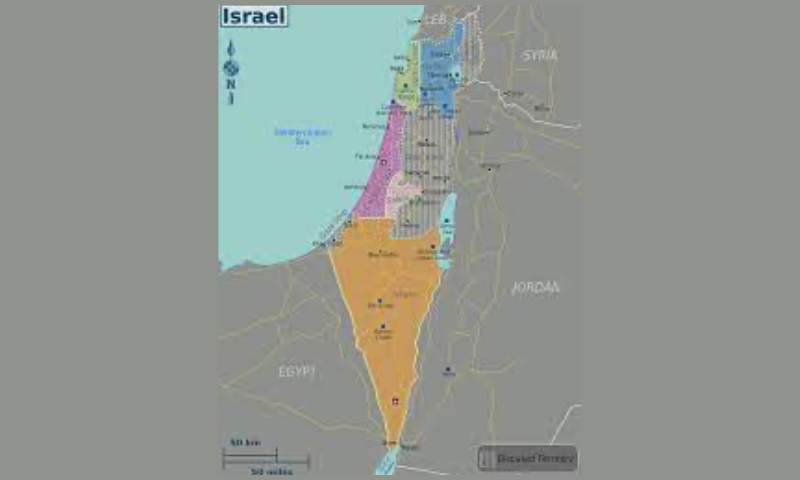 Israel map-wikipedia