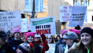 Calgary Women's March Naps...woke 
Wikimedia Commons

