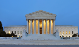 Panorama of United States Supreme Court Building at Dusk.jpg - Wikimedia Commons
