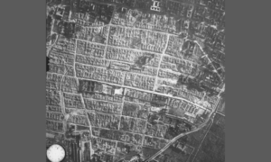 Aerial photograph of the destroyed Warsaw Ghetto - PICRYL Public Domain Search