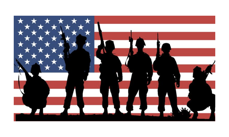 USA Flag with Soldiers Silhouette - Free Stock Photo by rudy liggett on Stockvault.net
Get this image on: StockVault