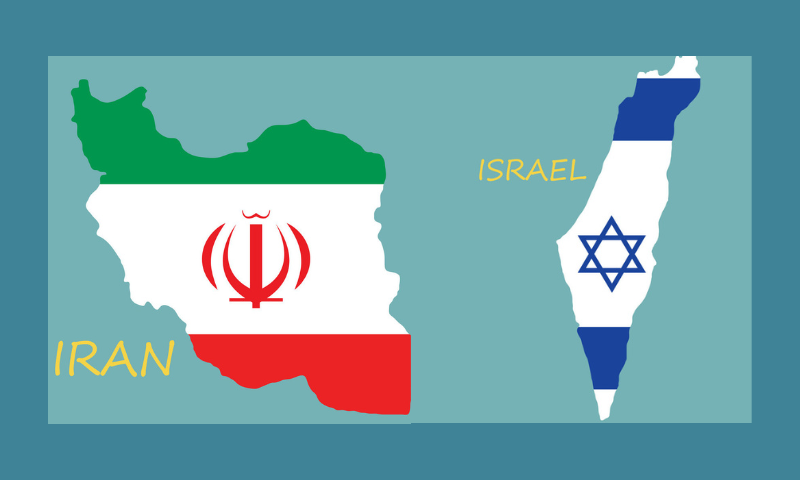 Israel map painted in the color of the flag-  vector image
Iran republic flag map vector image vectorstock.com