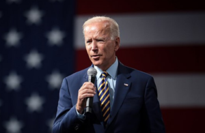 Former Vice President of the United States Joe Biden speaking with attendees at the Presidential Gun Sense Forum hosted by Everytown for Gun Safety and Moms Demand Action at the Iowa Events Center in Des Moines, Iowa. (Gage Skidmore,Wikipedia)