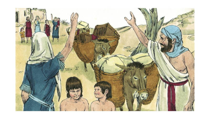 Biblical illustration of Book of Ruth Chapter 1- Wikipedia