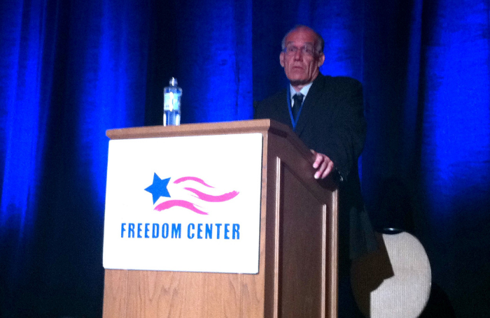 Victor Davis Hanson at the David Horowitz West Coast Retreat (Wikimedia Commons)